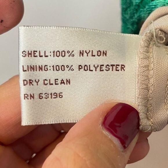 Ivy & Blu Nordstrom Emerald Green Lace Shift Dress Cap Sleeves Size 10 Feminine - Picture 8 of 8